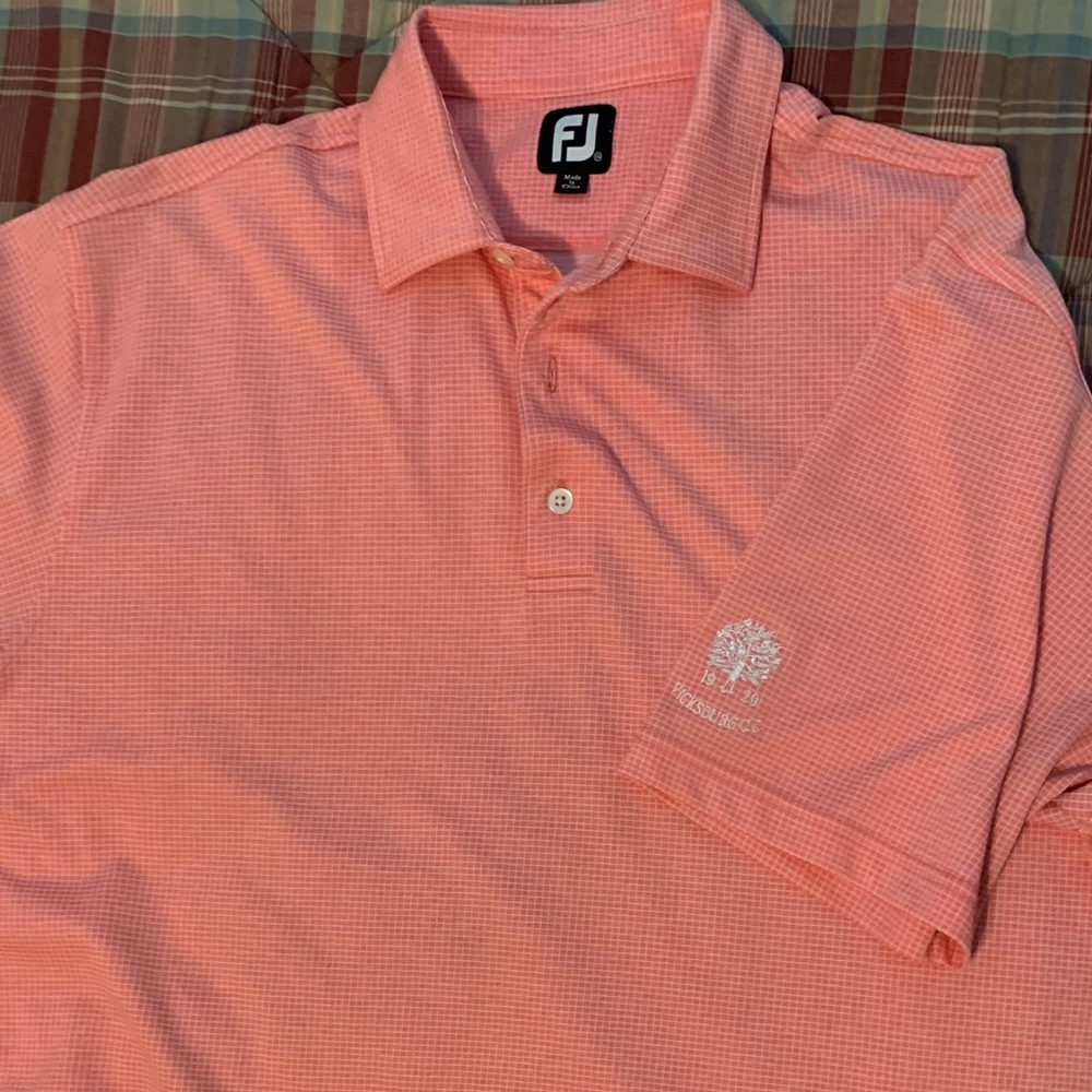 FootJoy polo with Vicksburg Country Club logo